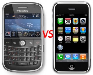 Blackberry Bold vs. iPhone 3G